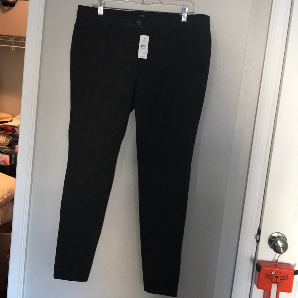 Dark Gray Ponte Knit Pants